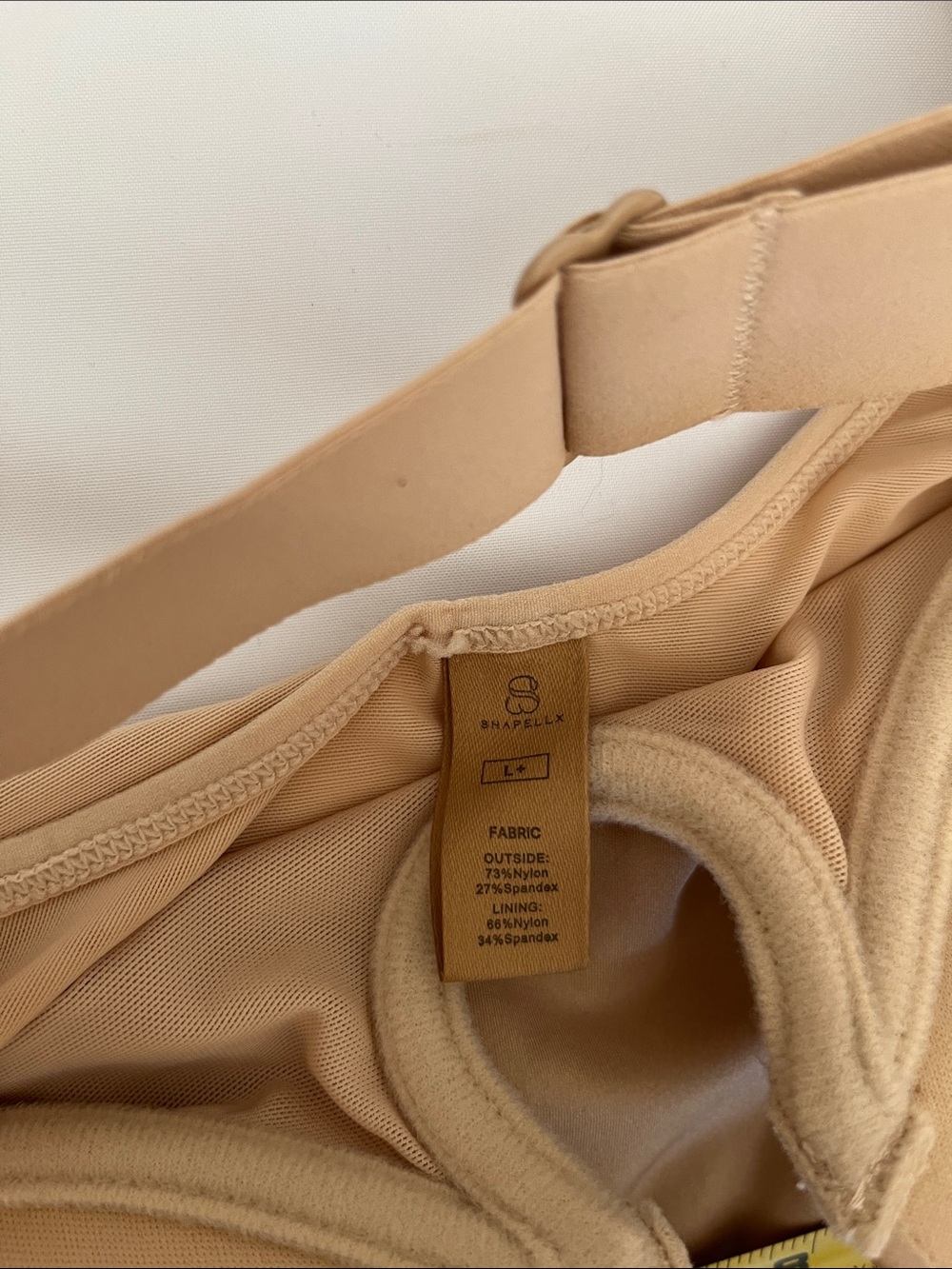 SHAPELLY Everyday Nude Shaping Bodysuit with Built-In Bra - Picture 2 of 10